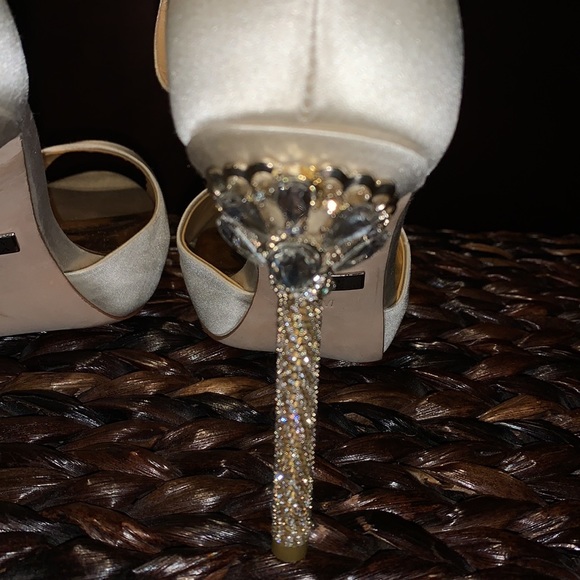 BADGLEY MISCHKA BRIDAL SHOES💋EUC - Picture 10 of 14